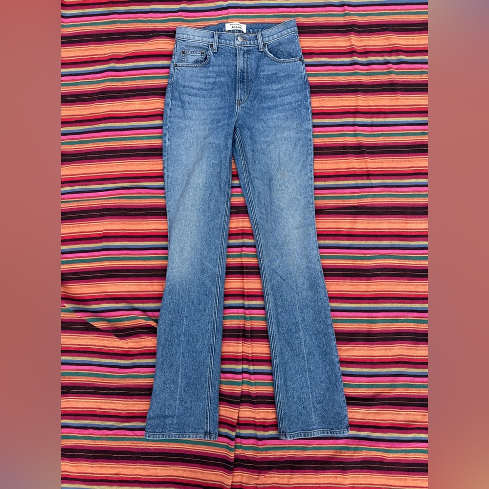 Reformation Medium Blue Boot Cut Jeans